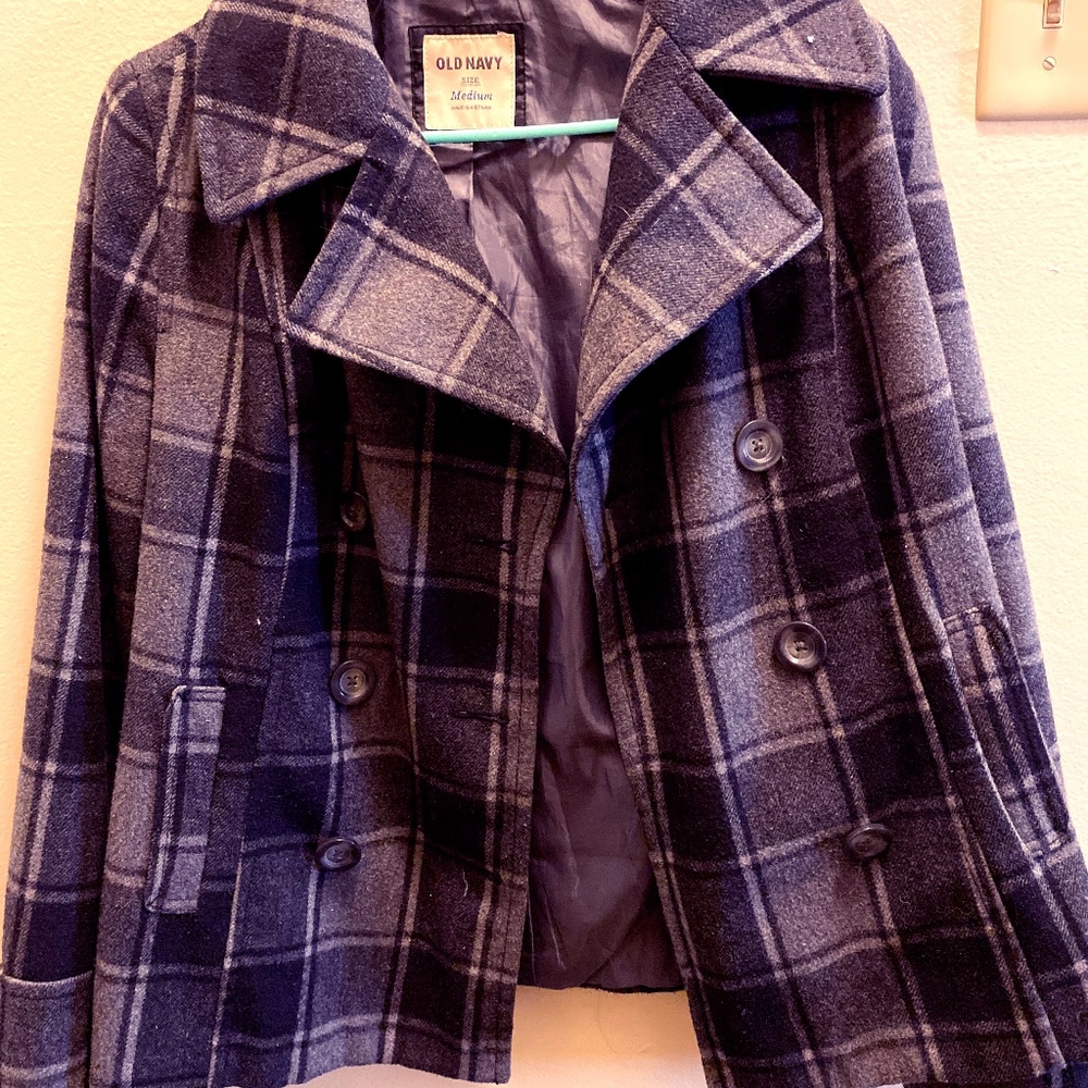 Gray and Black Jacket